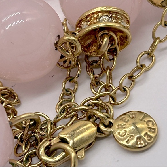J. Crew Pink Bead and Jeweled Rondelle Necklace - Picture 3 of 3